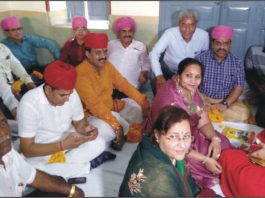 पुष्कर गौतमाश्रम में आश्रम विकास हेतु चर्चा