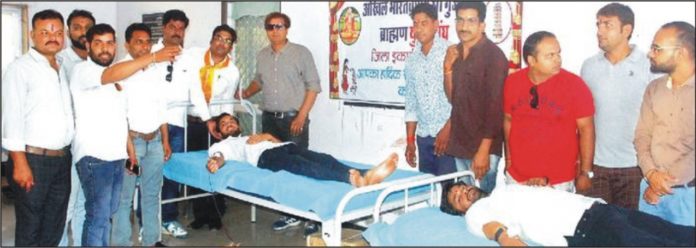 96 यूनिट रक्तदान